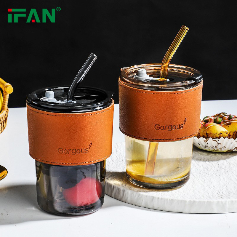 Coffee Glasses with Sleeves (2)